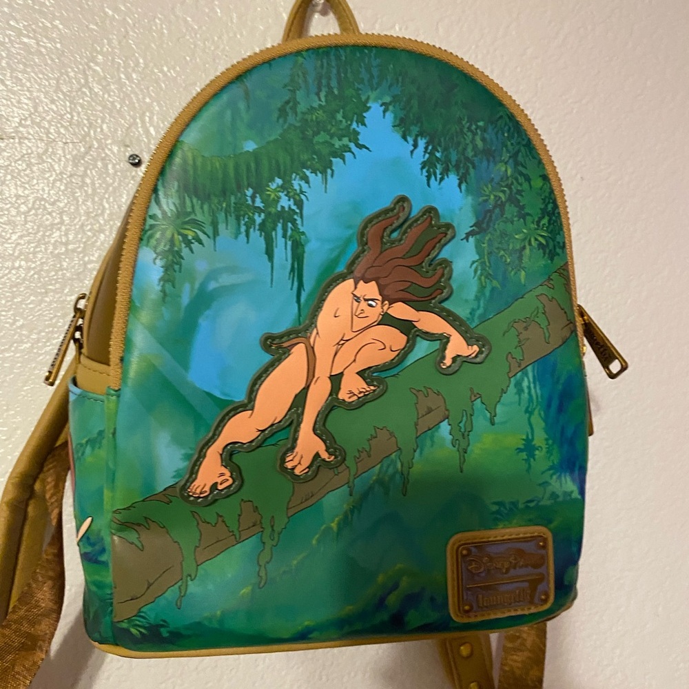Disney Jungle Adventure Backpack with Green and Brown